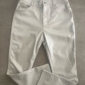 Women’s H&M Faux Soft Leather Pants Size 8 Tan